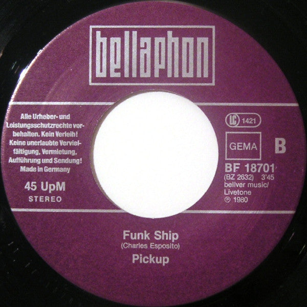 Pickup (2) : Life In The Streets (7", Single)