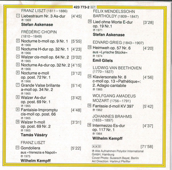 Various : Liebestraum (CD, Comp)