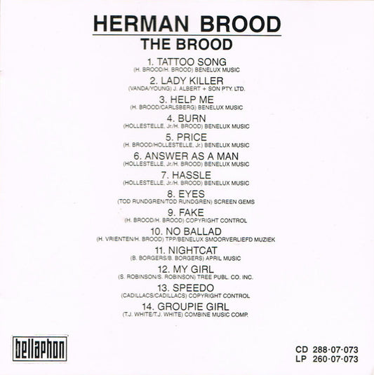 Herman Brood & His Wild Romance : The Brood (CD, Album, RE)