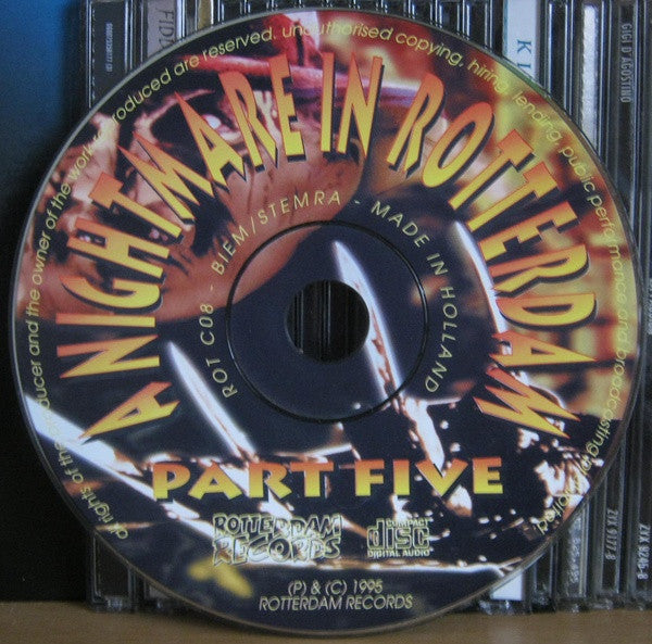Various : A Nightmare In Rotterdam Part Five (The Ultimate Hardcore Compilation) (CD, Comp)