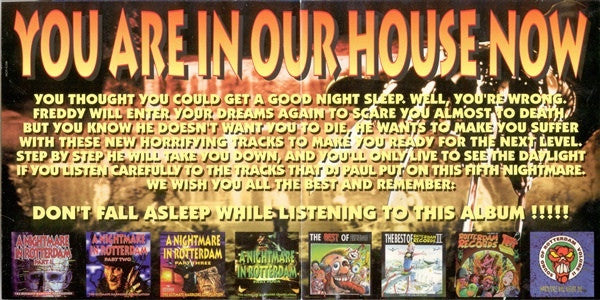 Various : A Nightmare In Rotterdam Part Five (The Ultimate Hardcore Compilation) (CD, Comp)