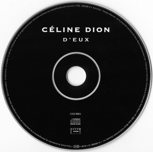 Céline Dion : D'Eux (CD, Album)