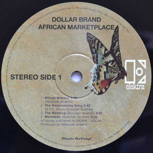 Dollar Brand : African Marketplace (LP, Album, RE, 180)