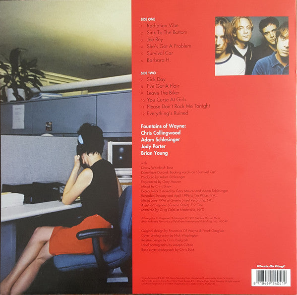 Fountains Of Wayne : Fountains Of Wayne (LP, Album, RE)