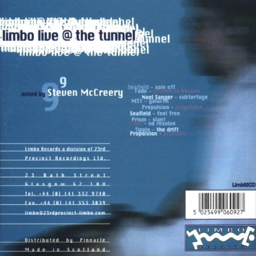 Steven McCreery : Limbo Live @ The Tunnel (CD, Comp, Mixed)