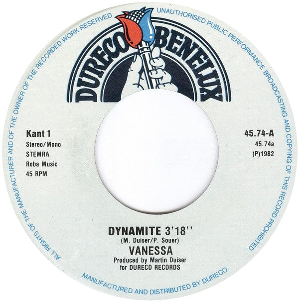 Vanessa (2) : Dynamite (7", Single)