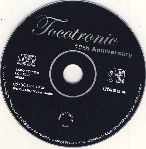 Tocotronic : Tocotronic 10th Anniversary (DVD, Comp + CD, Comp + Dig)