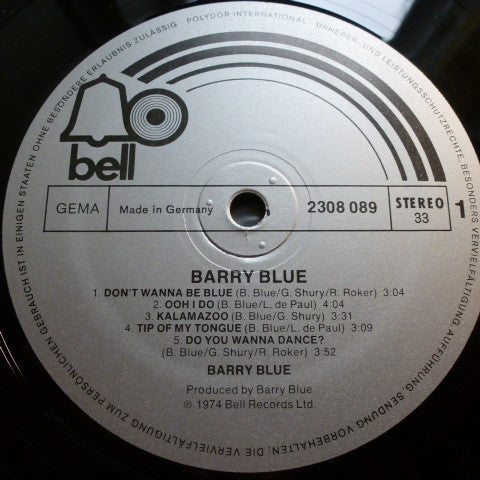 Barry Blue : Barry Blue (LP)