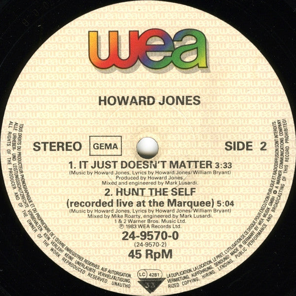 Howard Jones : What Is Love? (12", Single)