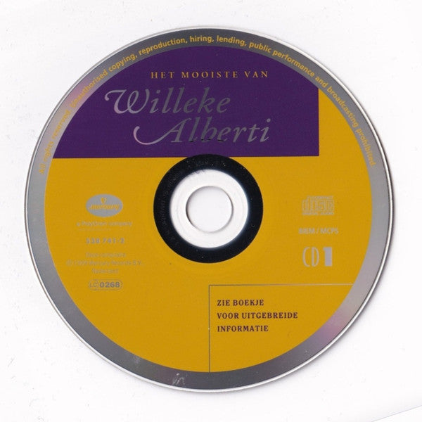 Willeke Alberti : Het Mooiste Van Willeke Alberti (2xCD, Comp, RM)