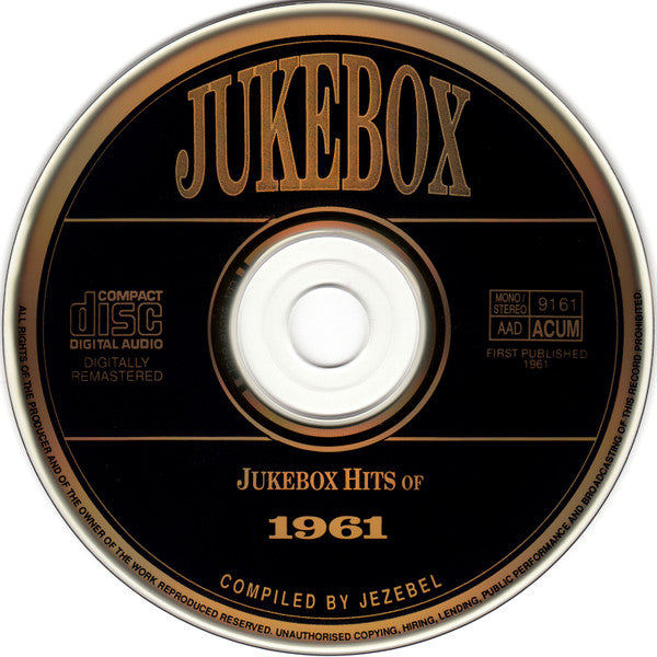 Various : Jukebox Hits Of 1961 (CD, Comp, Mono, RM)