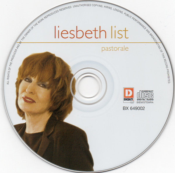 Liesbeth List : Pastorale (CD, Comp)