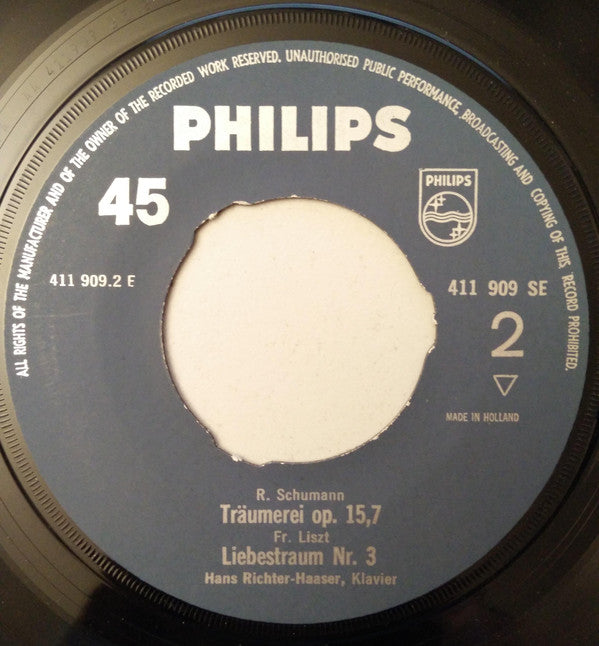 Hans Richter-Haaser - Ludwig van Beethoven : Für Elise (7", EP)