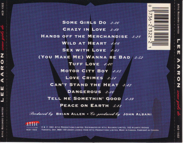 Lee Aaron : Some Girls Do (CD, Album)