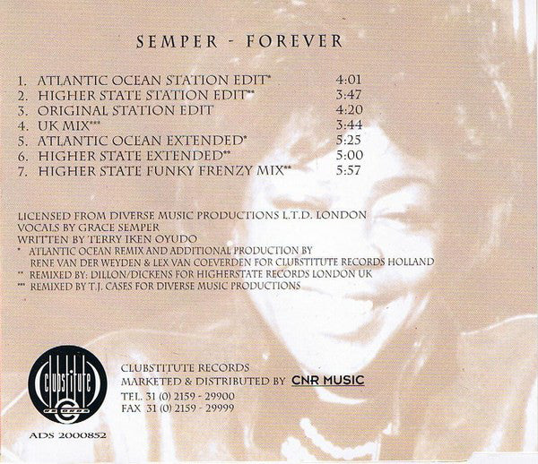 Semper : Forever (CD, Maxi)