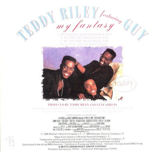 Teddy Riley Featuring Guy : My Fantasy (CD, Single)