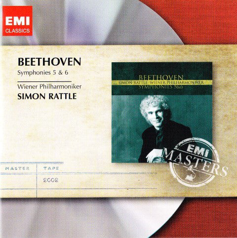 Ludwig van Beethoven, Sir Simon Rattle, Wiener Philharmoniker : Symphonies 5 & 6 (CD, Album, RM)