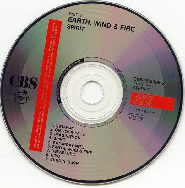 Earth, Wind & Fire : All 'N All + Spirit (2xCD, Comp)