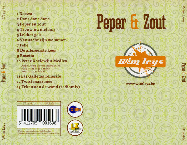Wim Leys : Peper & Zout (CD, Album)