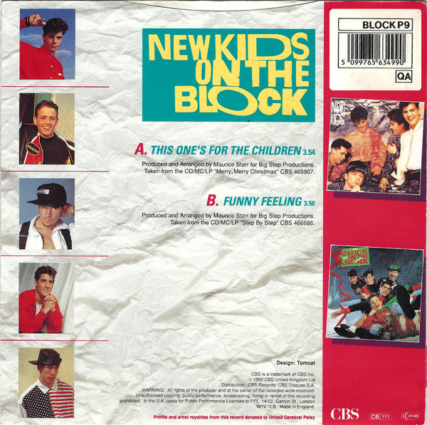 New Kids On The Block : This One's For The Children (7", Single, Ltd, Sti)