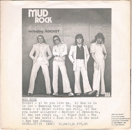 Mud : Moonshine Sally (7", Single)