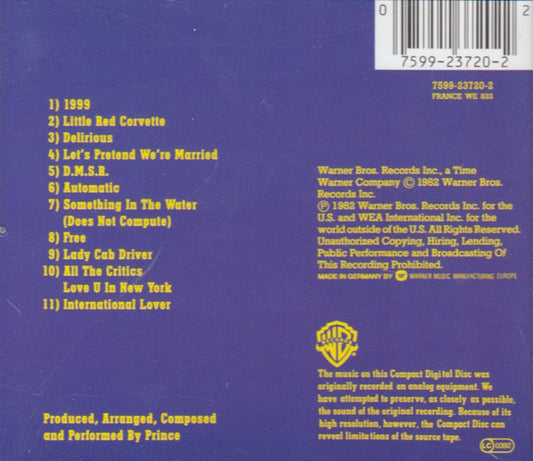 Prince : 1999 (CD, Album, RE)