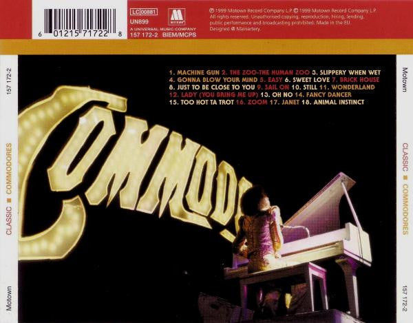 Commodores : Classic Commodores (CD, Comp, RM)