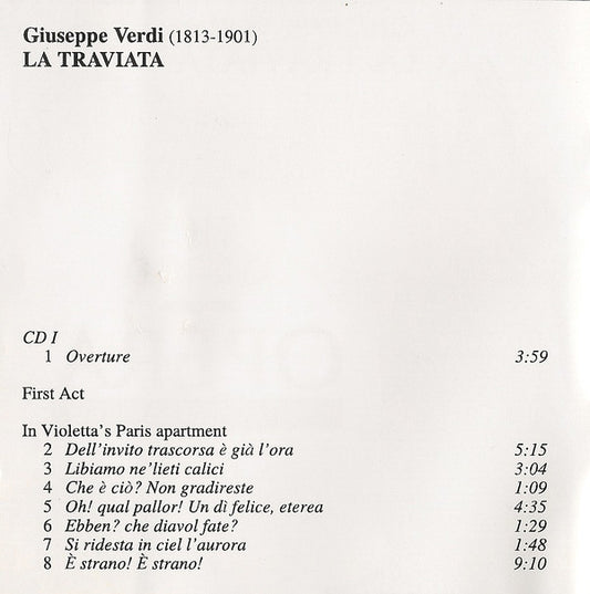 Giuseppe Verdi : La Traviata (2xCD)