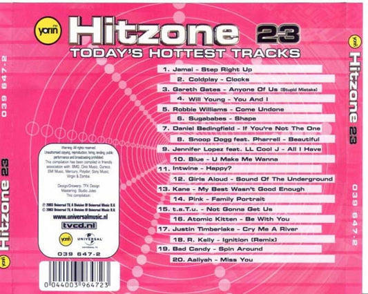 Various : Yorin FM Presents Hitzone 23 (CD, Comp)