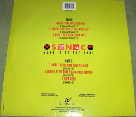 S.N.C. : Work It To The Bone (12")