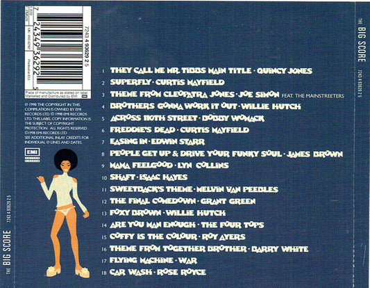 Various : The Big Score (A Soundtrack To The Black Films Of The Seventies) (CD, Comp)