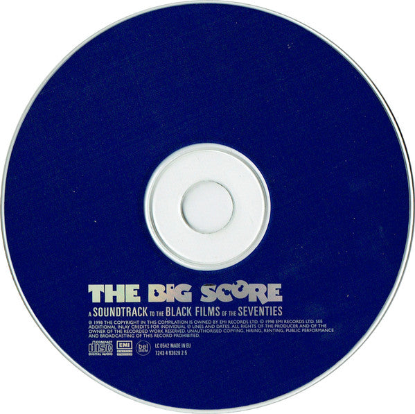 Various : The Big Score (A Soundtrack To The Black Films Of The Seventies) (CD, Comp)