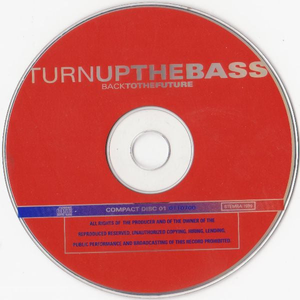 Various : Turn Up The Bass - Back To The Future (2xCD, Comp)