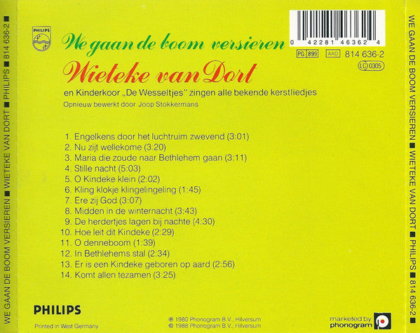De Wesseltjes, Wieteke van Dort : We Gaan De Boom Versieren (CD, Album, RE)