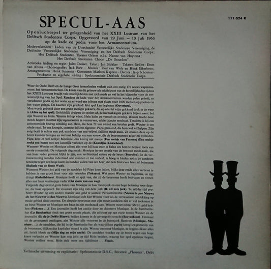 Delftsch Studenten Corps : Specul-aas (10")