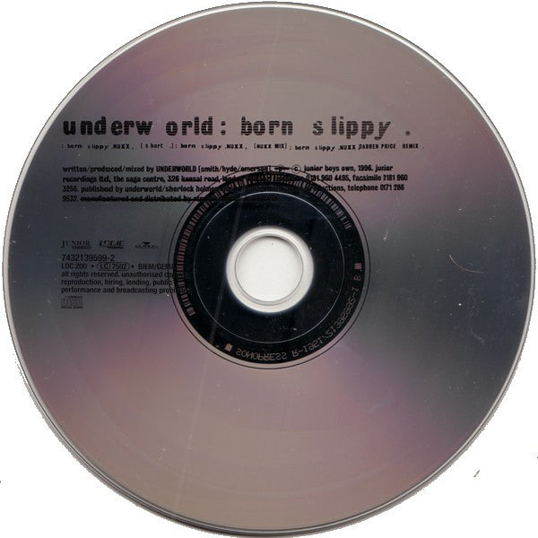 Underworld : Born Slippy (2xCD, Maxi, Dig)