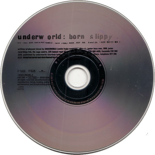 Underworld : Born Slippy (2xCD, Maxi, Dig)