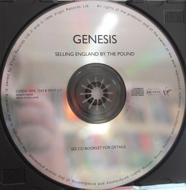 Genesis : Selling England By The Pound (CD, Album, RE, RM)