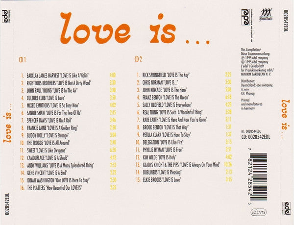 Various : Love Is ... (2xCD, Comp)