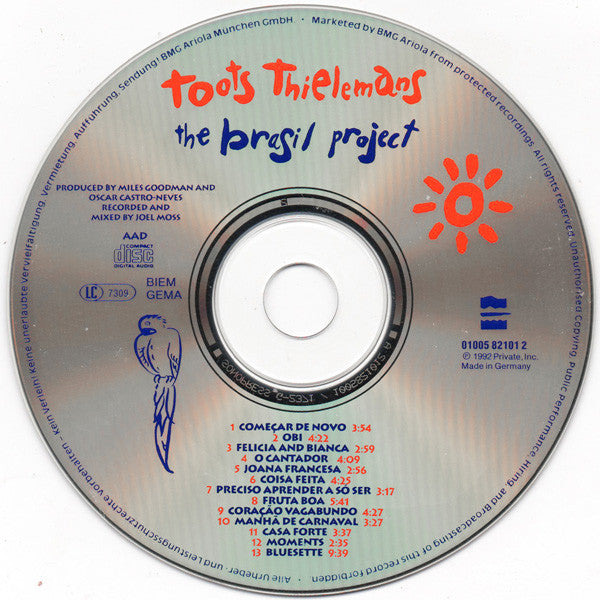 Toots Thielemans : The Brasil Project (CD, Album)