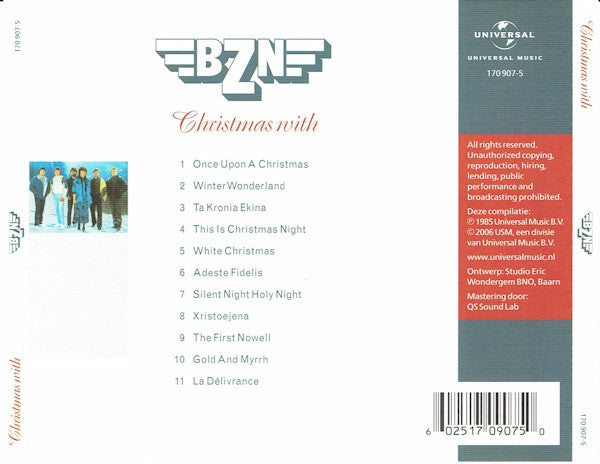 BZN : Christmas With (CD, Album, RE)