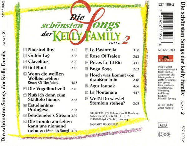 The Kelly Family : Die Schönsten Songs Der Kelly Familly (Folge 2) (CD, Comp, RE, RM)