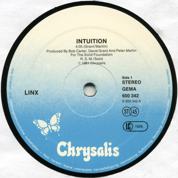 Linx : Intuition (12")