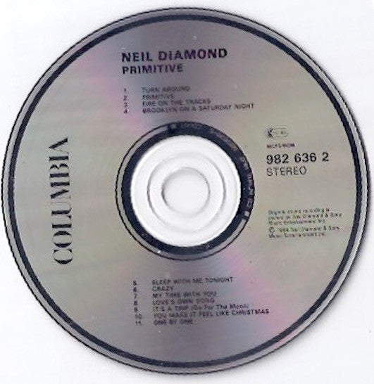 Neil Diamond : Primitive (CD, Album, RE)