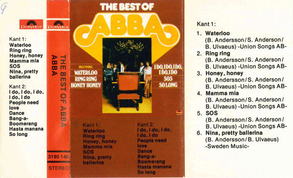 ABBA : The Best Of ABBA (Cass, Comp)