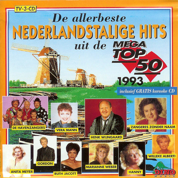 Various : De Allerbeste Nederlandstalige Hits Uit De Mega Top 50 1993 (3xCD, Comp)