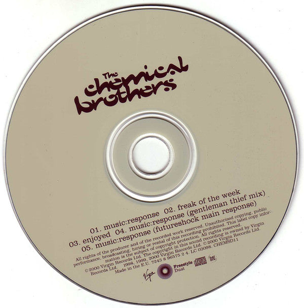 The Chemical Brothers : Music:Response (CD, EP)