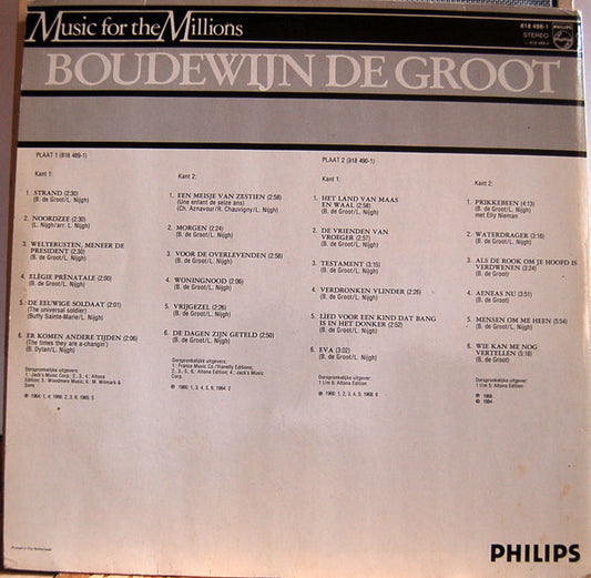 Boudewijn De Groot : 5 Jaar Hits (2xLP, Comp, Gat)