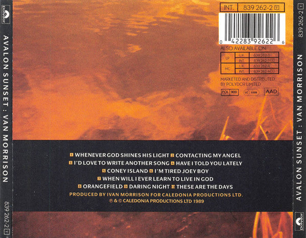 Van Morrison : Avalon Sunset (CD, Album)