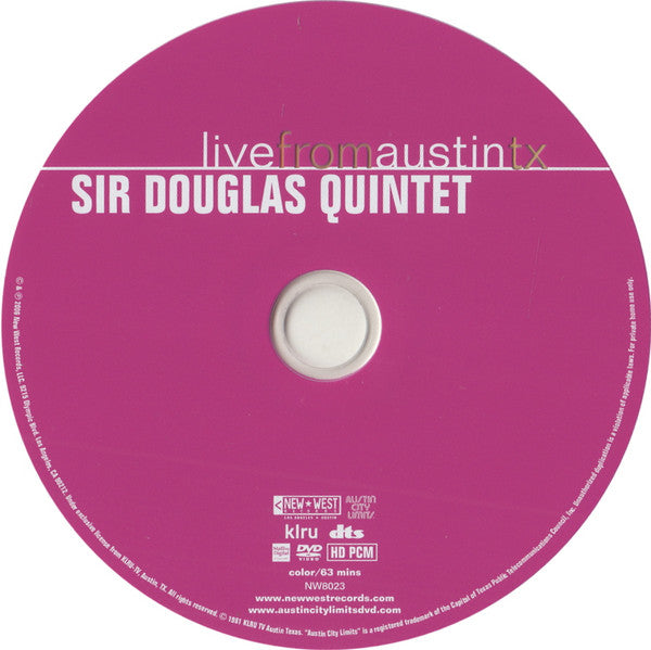 Sir Douglas Quintet : Live From Austin TX (DVD-V, Album, NTSC, DTS)